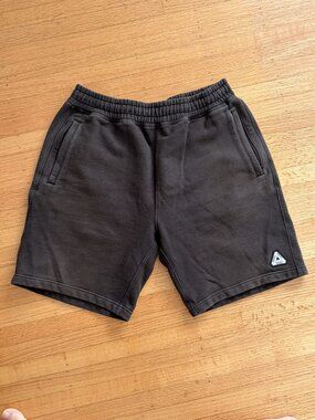 Palace Tri-Ferg Sweat Shorts Washed Black Men's L